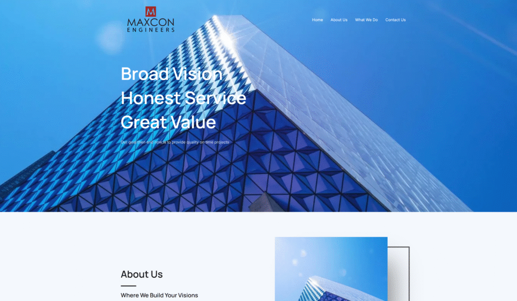 kreativekabbage - Website and Digital Services in Steinbach - Featured Work - Maxcon 3