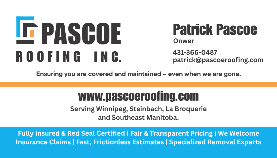 roofing company business card