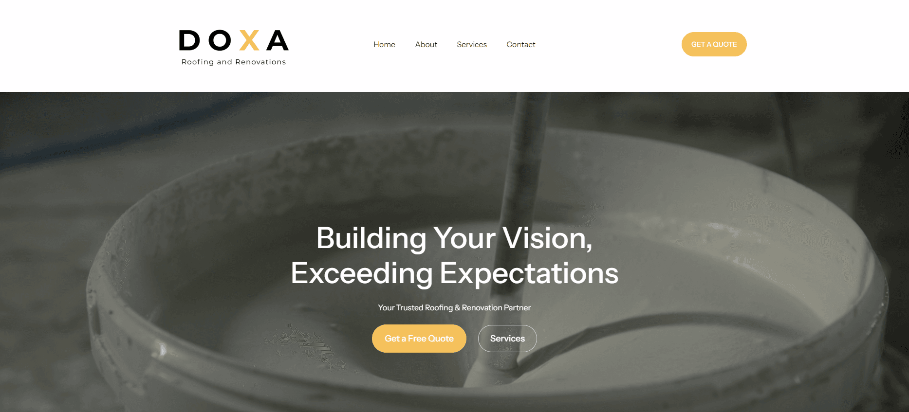 website design for contractors 1