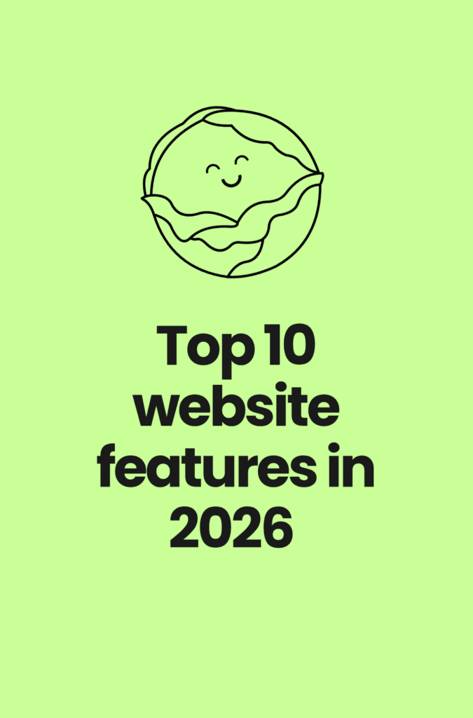 Top 10 website features in 2026