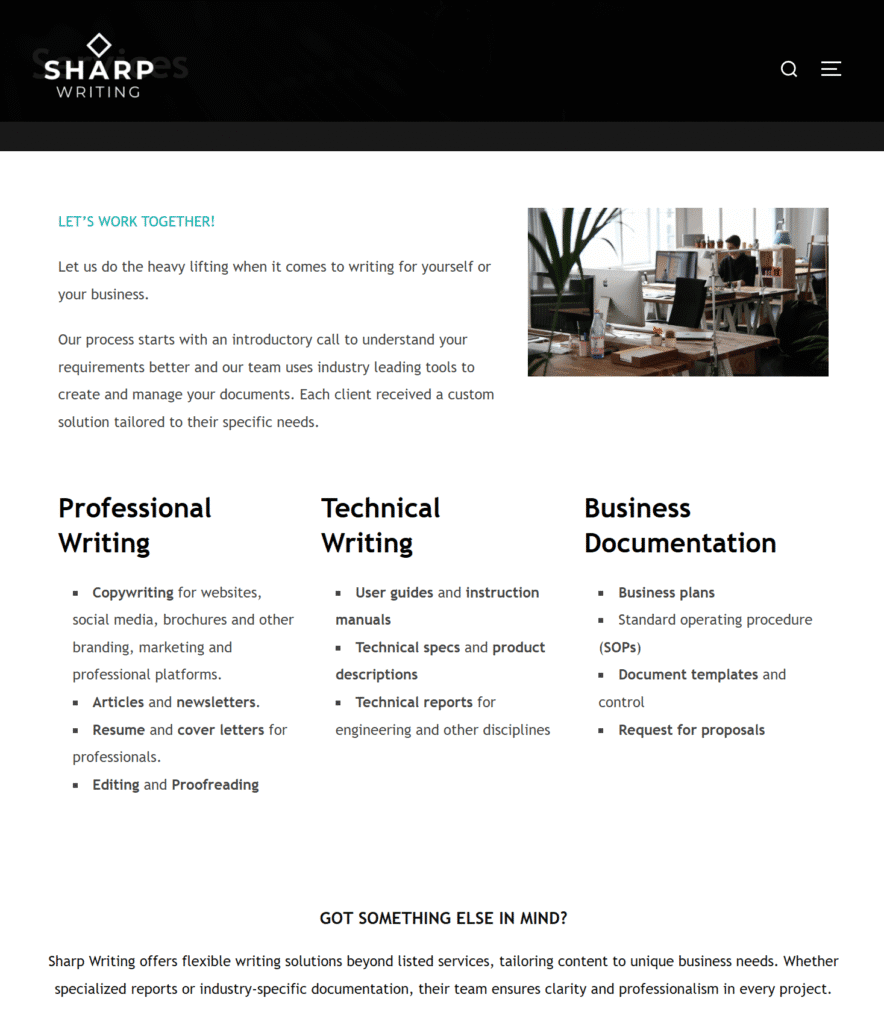 kreativekabbage - Website and Digital Services in Steinbach - Featured Work - Sharp 2