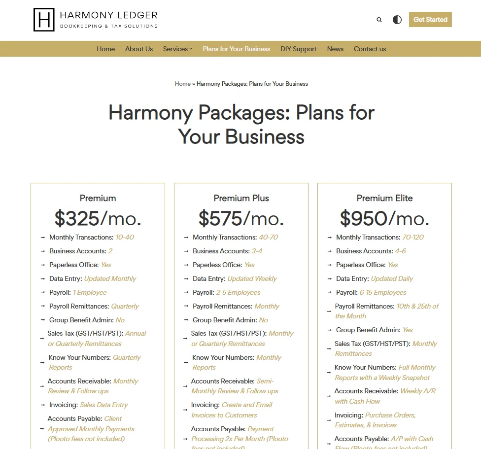 kreativekabbage website and digital services in steinbach featured work harmony ledger 3.png